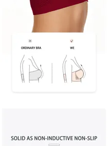 Seamless strapless breathable tube top bra for women, comfortable underwear bandeau top.