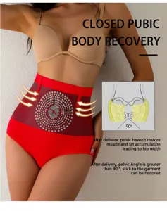 High waist shapewear detail view showing breathable fabric and targeted tummy control dots.