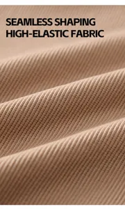 Close up shot of seamless shaping high elastic fabric texture for comfortable wear.