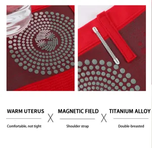 High waist postpartum shaping underwear with magnetic dot therapy and titanium support.