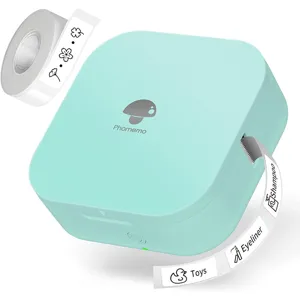 Phomemo Tragbarer Thermodrucker Mini Kabelloser Etikettendrucker Taschenaufkleber Drucker Für Zuhause Büro