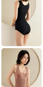 Body shaper donna senza cuciture, guaina contenitiva pancia piatta e push-up.