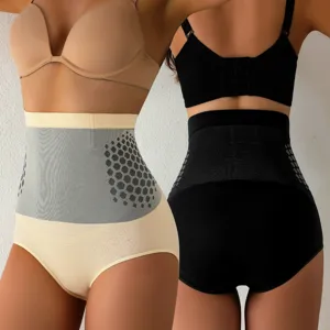High-waisted tummy control shaping panties seamless breathable postpartum body shaper underwear