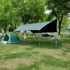 Tache de camping en plein air tente bache abri anti-soleil impermeable pour pique-nique