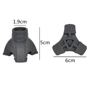 Ersatz Gummi Krückenkappe Vierfuss Krückenfuß rutschfeste Unterlage 1.9cm 5cm 6cm