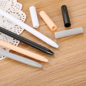 Minimalist creative gel pens for office and school supplies in pastel and neutral tones