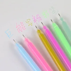 Juego de 10 bolígrafos de gel pastel para scrapbooking DIY y papelería creativa