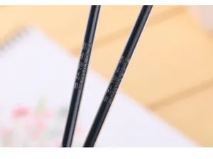 Close-up detail showing the tip and engraved text on smooth vanishing pen refills