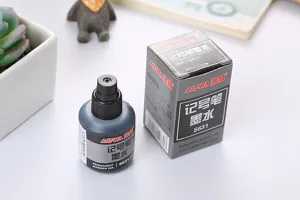 Tinta de marcador permanente negra a base de aceite para recarga con caja de S631