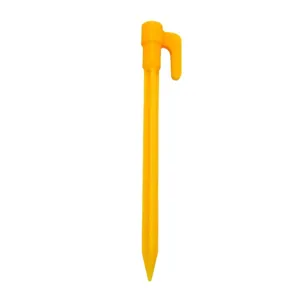 Gelber Kunststoff Zelthering Erdnagel für Outdoor Camping Zelt Strand Sonnensegel tragbar
