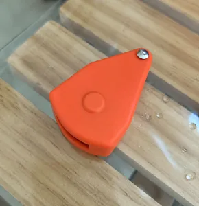 Draagbaar oranje opvouwbaar outdoor touw snijgereedschap zak camping uitrusting veiligheidsitem