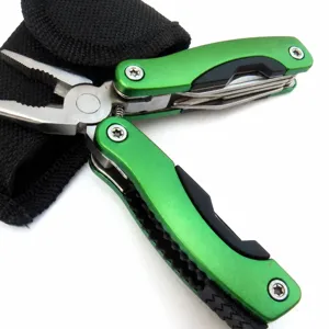 Grüne Outdoor Multitool Klappzange Taschenmesser Werkzeug für Camping Ausrüstung