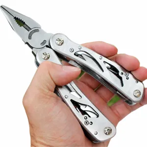 Multi-functional folding pliers stainless steel outdoor multi tool with pliers head