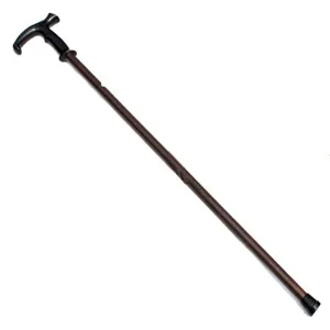 Bastón de Senderismo de Aleación de Aluminio con Mango en T Bastón Antideslizante para Ancianos Equipo de Trekking
