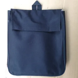 Borsa di stoccaggio in tessuto nero per pala da neve, custodia resistente con patta.