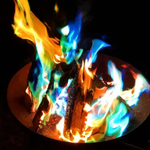 Magic Fire Color Flame Powder Mystical Colorful Flames For Bonfire Beach Party Outdoor Camping Party Decor Supplies