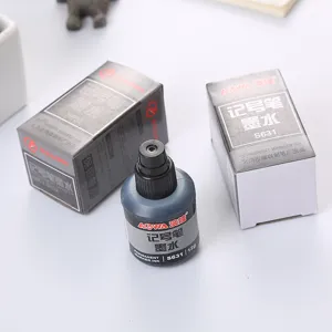 Tinta de recarga para marcador permanente 12g negro para uso en oficina y escuela