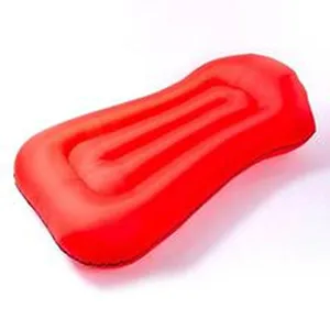 Cuscino da campeggio gonfiabile rosso cuscino da viaggio portatile cuscino d'aria leggero