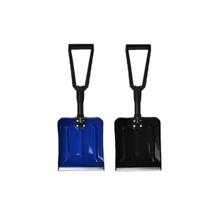 Portable Folding Plastic Snow Shovel Compact Multi-Purpose Tool for Winter Car Camping and Gardening