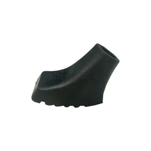 Embout de rechange en caoutchouc noir pour bâton de marche randonnée accessoire extérieur.