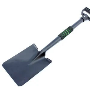 Pala pieghevole multifunzionale da esterno portatile per campeggio, giardinaggio e auto.
