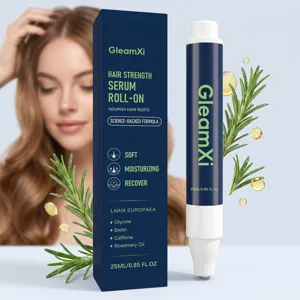 Rosmarin Kopfhautpflege Roll-On Essenz Tragbares Kopfmassage Serum Erfrischend Feuchtigkeitsspendend Haarpflege Tool