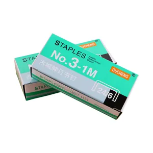 Standard 24/6 Büro-Heftklammern 1000er-Pack für Heftgeräte, aus hochwertigem Stahl