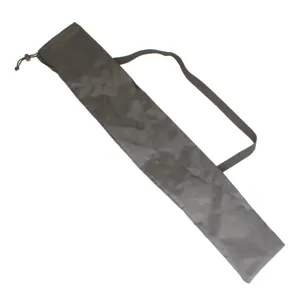 Schwarze Nylon Trekkingstock Aufbewahrungstasche mit Schultergurt und Kordelzug für Outdoor.