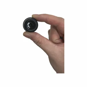 Detailansicht der Gummistützkapuze mit rutschfester Unterseite und integrierter Metallscheibe.