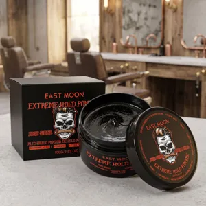 East Moon HaarPomade mit starkem Halt und starkem Glanz für tägliches Styling, 100g.