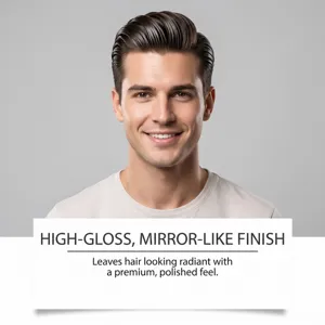 Professionelles Haarstyling-Öl für Männer mit Hochglanz-Spiegeleffekt für den Alltag.