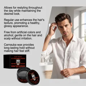 EAST MOON starker Halt Haarpomade für Herren, langanhaltendes Styling Wachs mit Glanz.