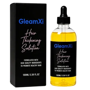 GleamXi Haarverdichtungs-Losung 100ml Nahrendes Kopfhaut-Pflanzenol mit Pipette fur gesundes Haar
