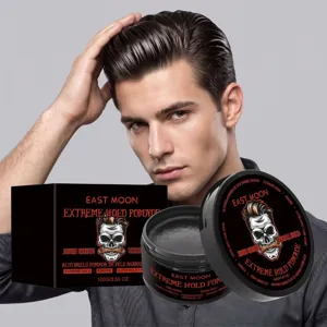 EAST MOON Extremer Halt Haarpomade Für Männer Hoher Glanz Natürliches Styling Haarwachs Tägliches Pendeln Haarstyling Produkt