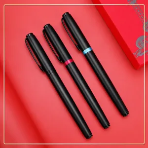 Professional Metal Rollerball Pen Business Office Sign Pen Smooth Writing Executive Metal Pen For Daily Work