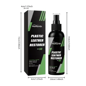 HOMONTH 100ml Spray Restauratore Plastica Pelle Auto Cura Interni Pulitore Cruscotto