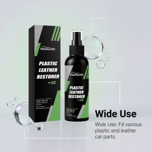 HOMONTH 100ml Spray Restoratore Pelle e Plastica per Auto Pulitore Interni Cura