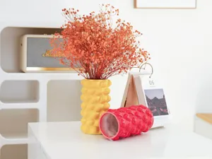 Keramik Blasen Zylinder Vase moderne Heimdekoration hydroponische Tisch Blumen Dekoration