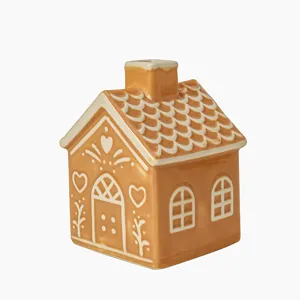 Noords keramisch huis aromafles kerstdecoratie peperkoek stijl ornament diffuser potje
