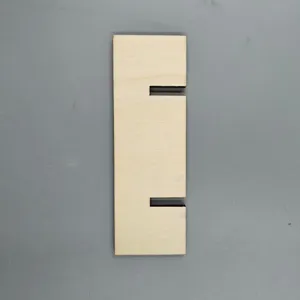 Componente per portabottiglie di Natale in albero di legno, parte decorativa fai-da-te.