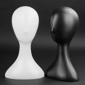 Plastic Mannequin Hoofd Model Voor Pruik Hoed Sjaal Sieraden Bril Display Stand Abstract Hoofd Fotografie Props Etalage Mannequin Hoofd