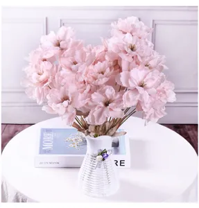 Artificial Peony Flowers 9 Heads Silk Fake Flowers Bouquet for Home Wedding Decor
