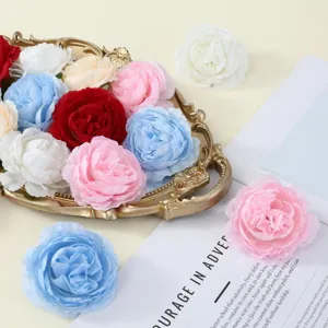 Artificial Peony Flower Heads Silk Fake Flowers For Wedding Party Home Decoration Craft DIY Floral Arrangement