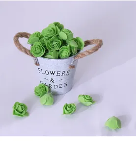 Testine di rose in schiuma artificiale da 3.5cm per fai da te matrimonio decorazione.