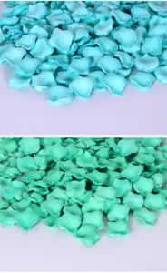 Artificial rose petals made of non-woven fabric, perfect for wedding decoration and party.