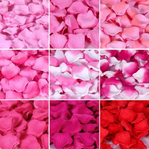 Artificial rose petals for wedding decoration romantic party scatter flower supplies