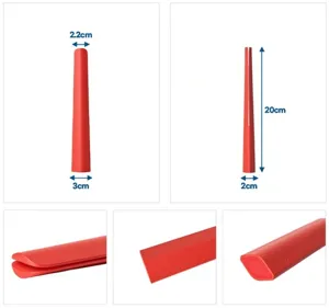 Red silicone sauce packet squeezer kitchen tool food waste reducer gadget useful household accessory