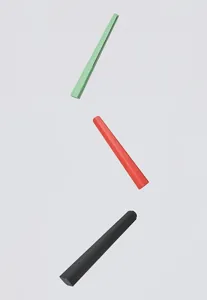 Kitchen gadget detail showing multi-color tube squeezer for efficient sauce packet use.
