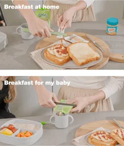 Kitchen sauce pouch squeezer food dispenser tool for home cooking and baby food breakfast use