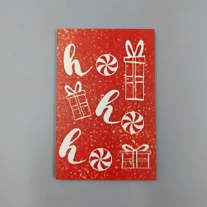 Christmas wooden layered tray decor red holiday sign candy gift table ornament